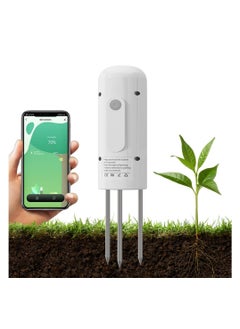 Excefore Soil Moisture Meter, Soil Humidity Tester for Plants, Soil Hygrometer Sensor, Outdoor Waterproof Function, Compatible for TUYA Smart APP, for Gardening, Lawn, Farming, Indoor & Outdoor Plants Use  - Image 1