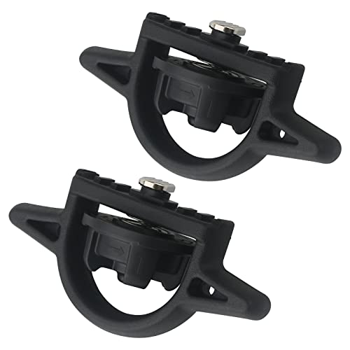 APPERFiT Bed Cleat Tie Down Anchor for Truck Bed Rail System 2pcs Compatible with 2005-2024 Toyota Tacoma Tundra Cargo Bed Accessories Parts PT278-35160 Striker Luggage Holders - Image 2