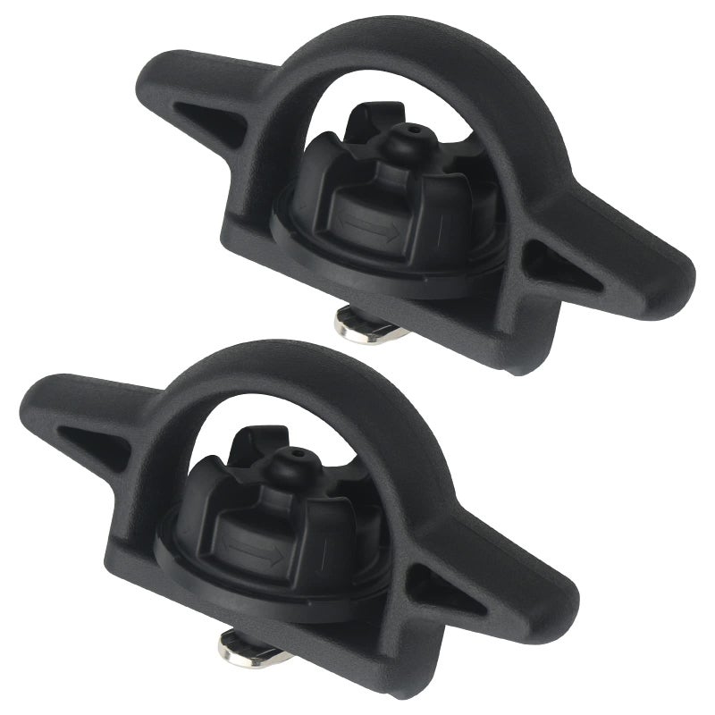 APPERFiT Bed Cleat Tie Down Anchor for Truck Bed Rail System 2pcs Compatible with 2005-2024 Toyota Tacoma Tundra Cargo Bed Accessories Parts PT278-35160 Striker Luggage Holders - Image 5