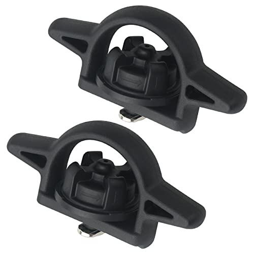 APPERFiT Bed Cleat Tie Down Anchor for Truck Bed Rail System 2pcs Compatible with 2005-2024 Toyota Tacoma Tundra Cargo Bed Accessories Parts PT278-35160 Striker Luggage Holders - Image 1