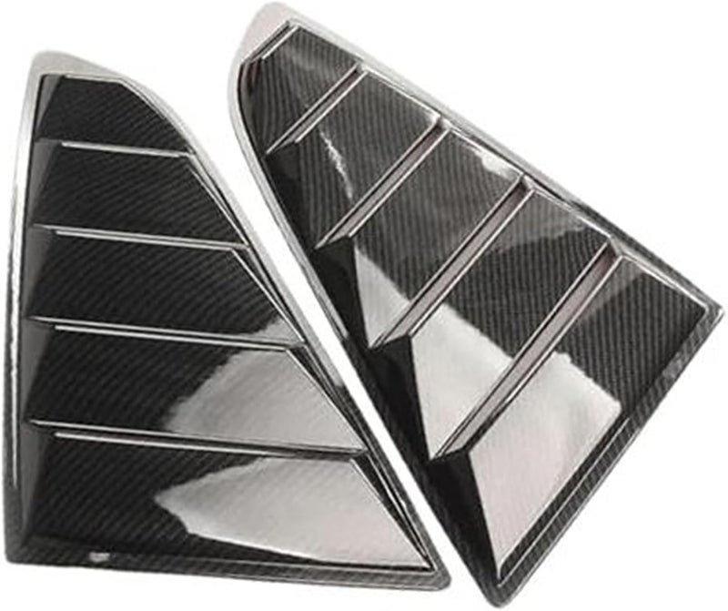 QASULER Car Rear Louver Window Cover for Ford Mustang - Image 1