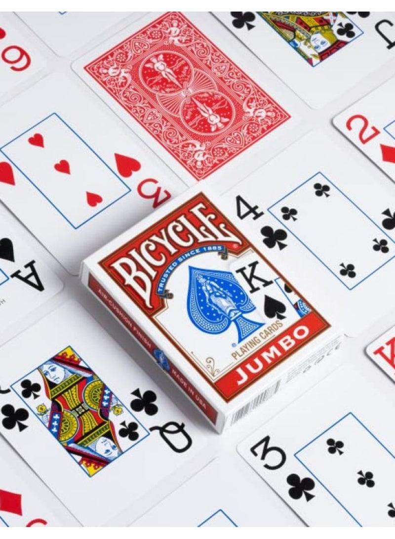 Bicycle Bicycle Playing Cards, Jumbo Index, 2 Pack  - Image 4
