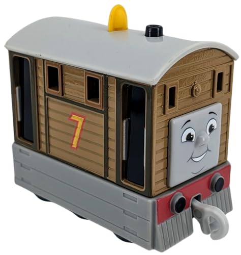 Thomas & Friends Toby Metal Diecast, All Engines Go, Fisher-Price Push-Along Toy Train for Preschool Kids Ages 3+, HTN28 - Image 1