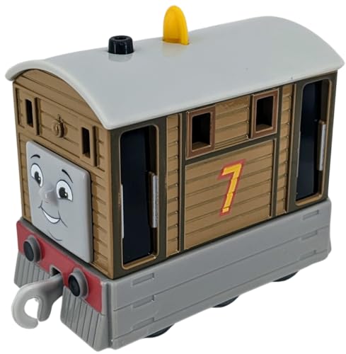 Thomas & Friends Toby Metal Diecast, All Engines Go, Fisher-Price Push-Along Toy Train for Preschool Kids Ages 3+, HTN28 - Image 2