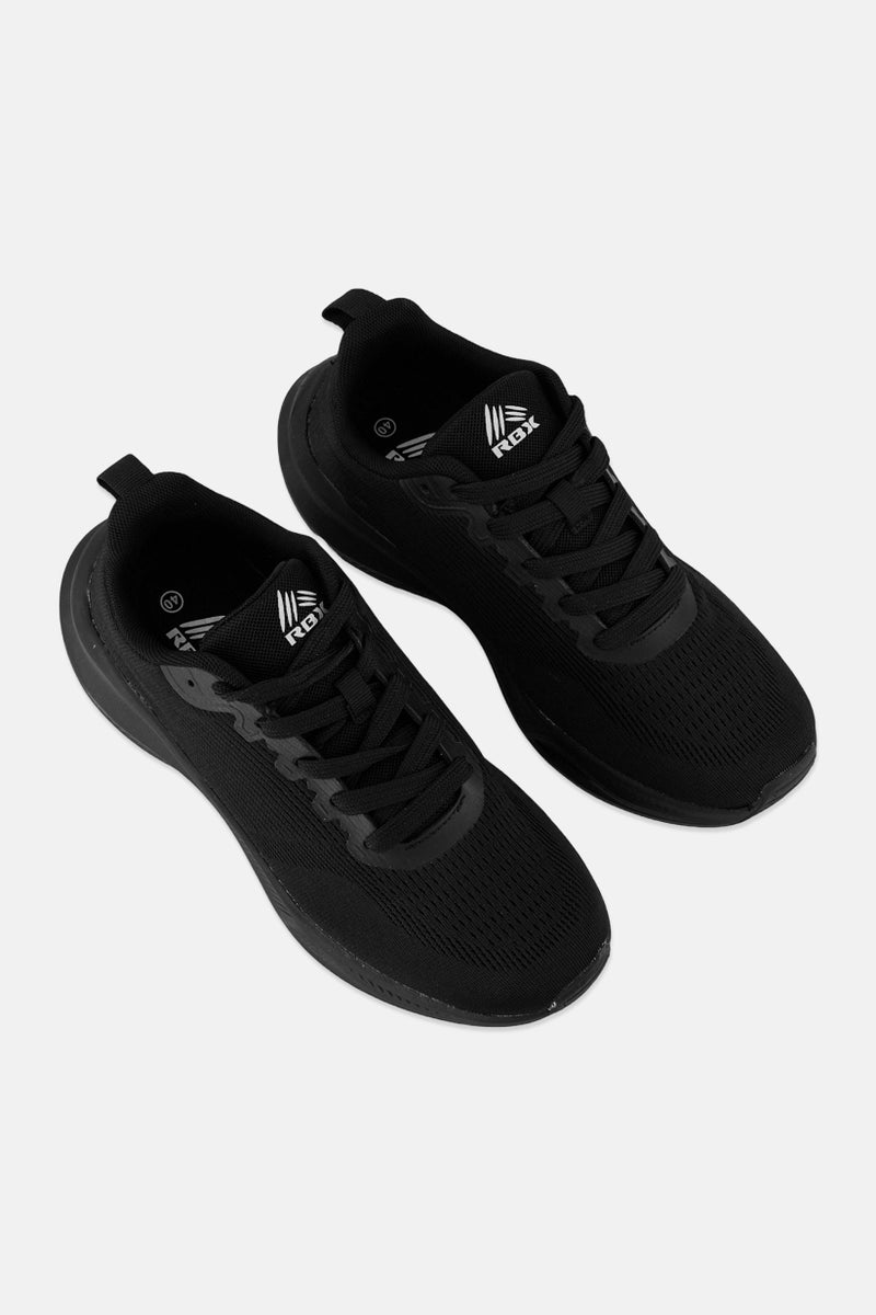 RBX Men Lace Up Running Shoes, Black - Image 4