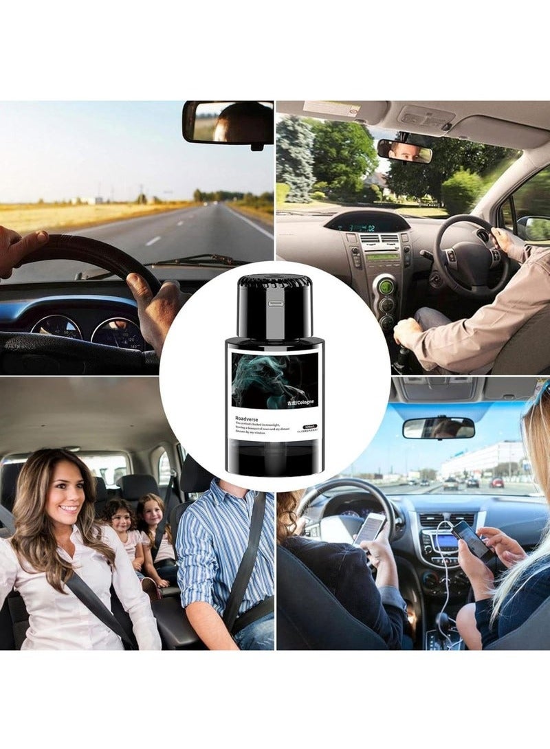 JAJEEK Smart Starry Projection Car Aroma Diffuser – 120ml Large Capacity USB Rechargeable Cool Mist Humidifier & Essential Oil Air Freshener, LED Night Light with Soothing Star Effect for Car, Bedroom, Office & Home Use, Portable & Quiet Operation  - Image 3