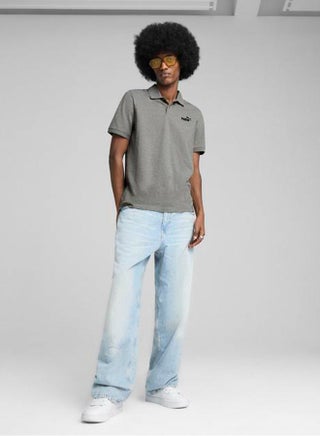 Essential Logo Pique Polo - view 3