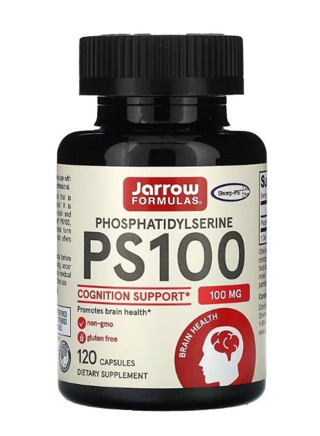 jarrow formulas PS 100 Phosphatidylserine 100 mg 120  Capsules - Image 1