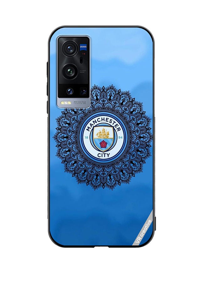 VR CREATIVE Protective Case Cover For Vivo X60 Pro Plus Man City Design Multicolour - Image 1