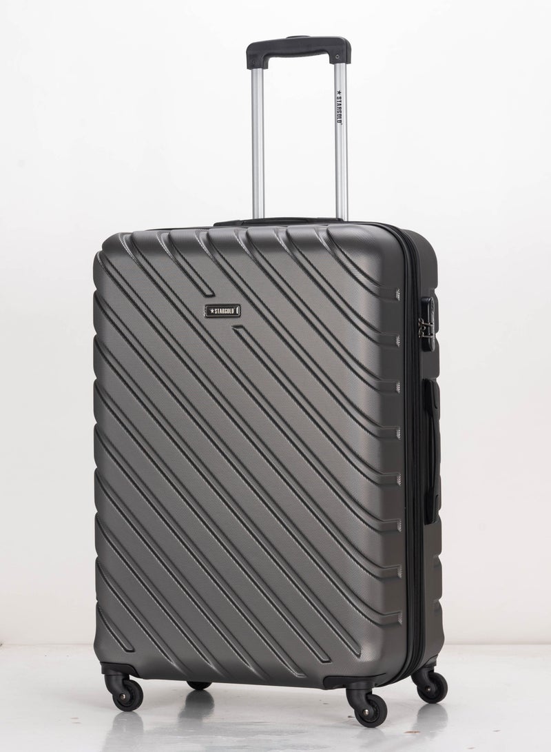 ستارجولد 4 عبوات من عربة أمتعة مقفلة ذات رقم دوار للجانب الصلب - Image 2