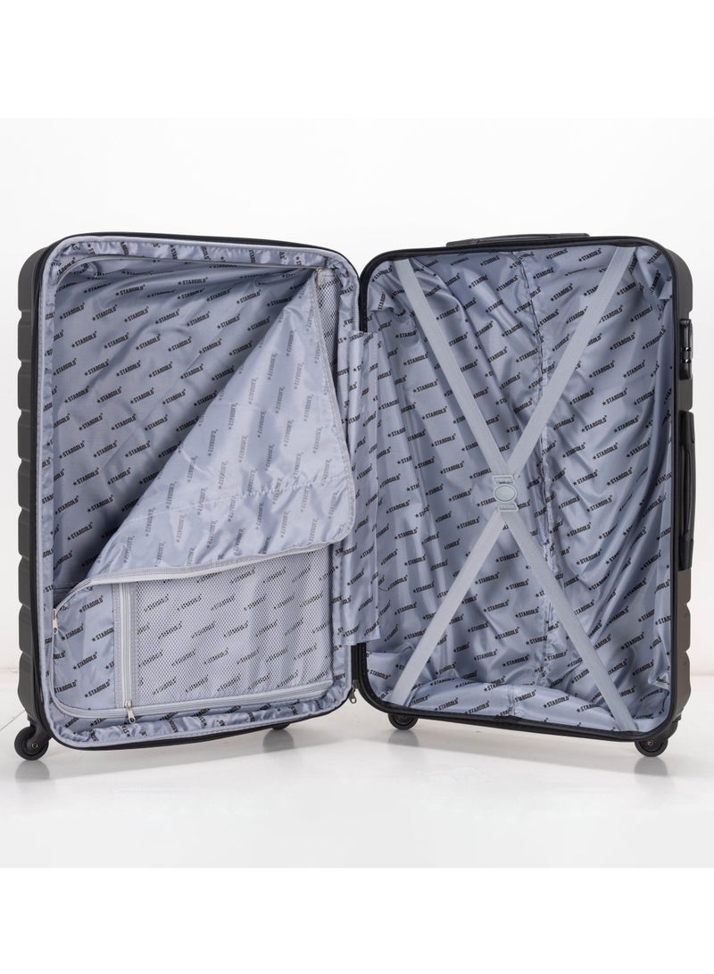 ستارجولد 4 عبوات من عربة أمتعة مقفلة ذات رقم دوار للجانب الصلب - Image 4