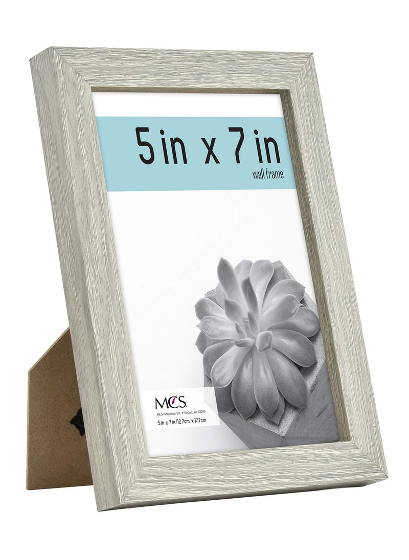 MCS MCS Gallery Essential Picture Frames  Photo Gallery Wall Frame Set with 4 x 6 Inch  5 x 7 Inch  and 8 x 10 Inch Frames  Gray Woodgrain  10 Piece  - Image 2