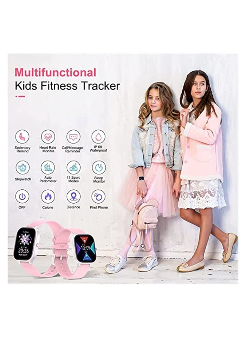 DMG TECH - Fitness Tracker Watch for Kids, IP68 Waterproof Kids Smart Watch with 1.4" DIY Watch Face 19 Sport Modes, Pedometers, Heart Rate, Sleep Monitor, Great Gift for Boys Girls Teens 6-16 - Image 1