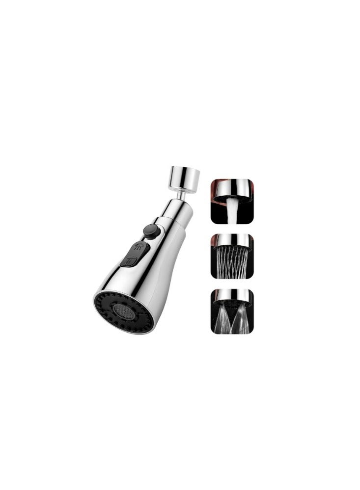Kitchen Tap Spray Head 360 Degree Swivel Spout Kitchen Sink Tap Spray Attachment Head with 3 Modes for 22mm Faucet Tap Adapter Accessories  - Image 1