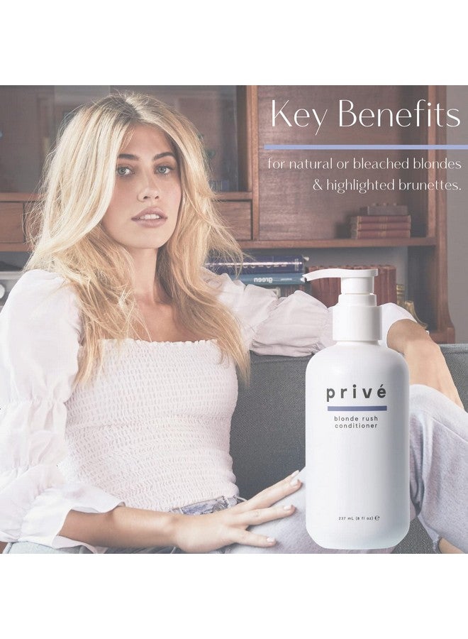 PRIVE - Blonde Rush Conditioner (33.8 fl oz) - Unparalleled Shine & Nourishment to Your Blonde Hair to Keep Your Blonde Catwalk Cool and Fabulous - Image 3