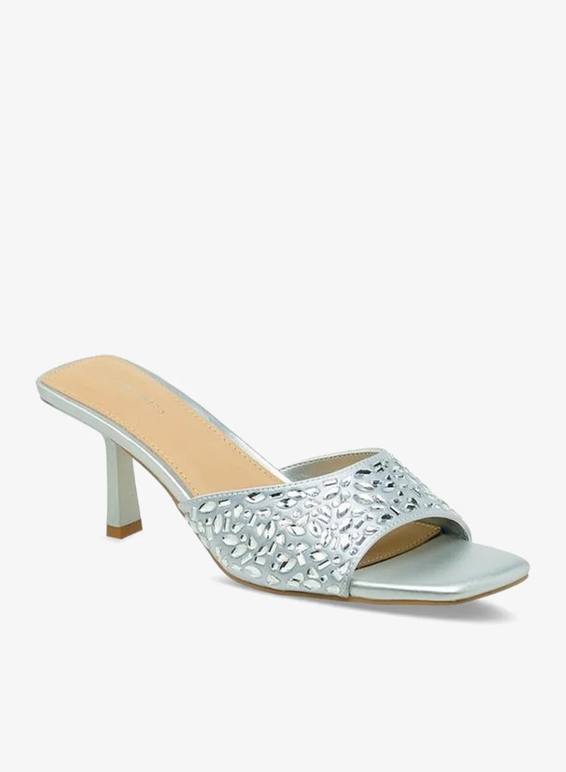 Flora Bella By Shoexpress Women Embellished Flared Heel Sandals Ramadan Collection