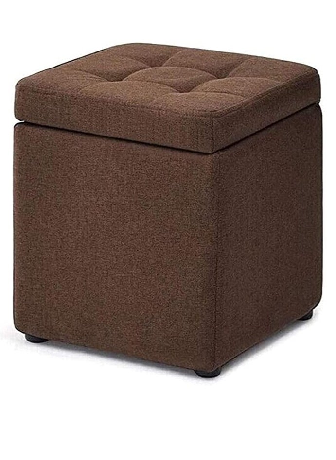 Generic - FFD Storage Ottoman Cube Footrest Seat,Space Saving Foldable Storage Ottoman Boxes Padded with Memory Foam Folding Stool - Image 1