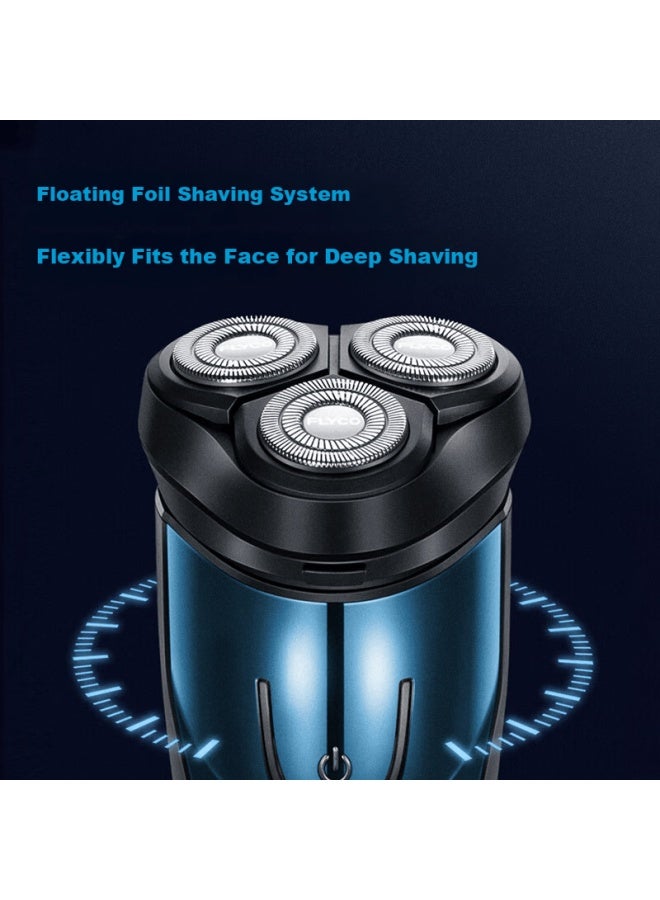 Flyco Electric Shaver Rechargeable Waterproof Portable Beard Trimmer Fs373 Travel Gift For Husband Boyfriend - Image 1