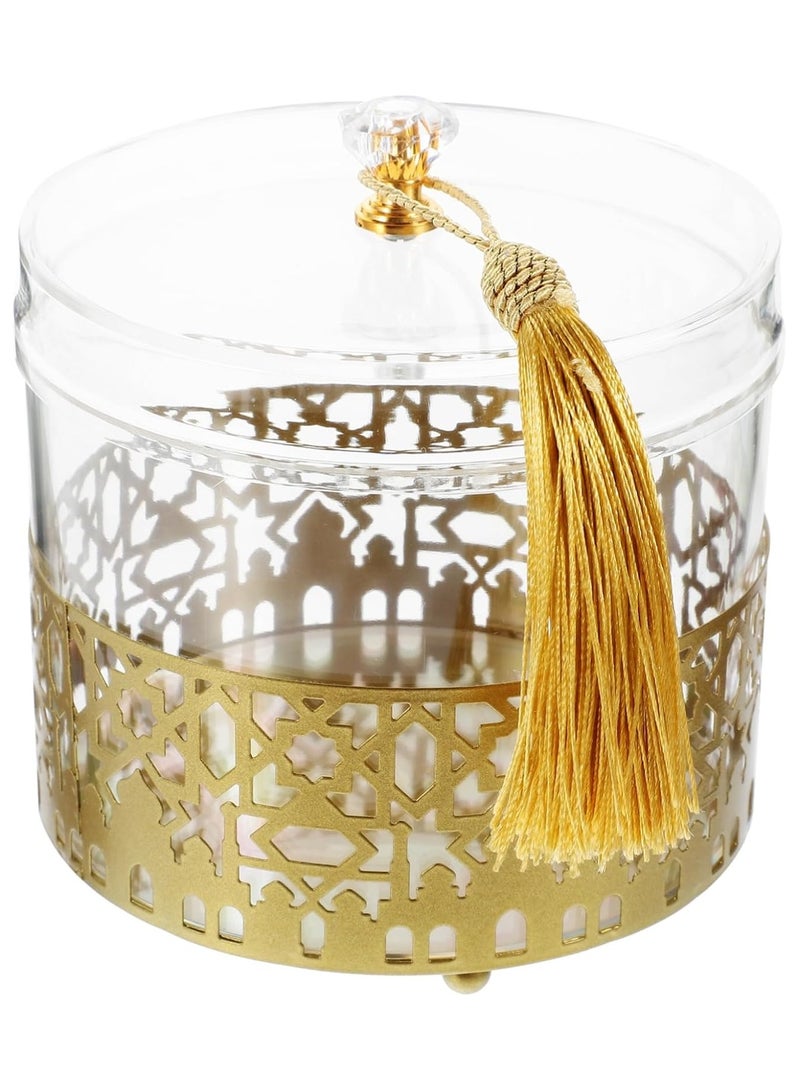 Arabic Ramadan Festival  Iron Snack Candy Storage Tray, Small Box for Nut Home Table Decoration  - Image 1