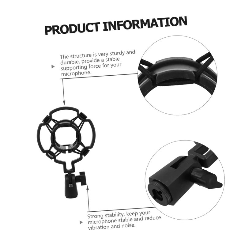 2Pcs Shockproof Microphone Mount Vibration Reduction Design - Image 4
