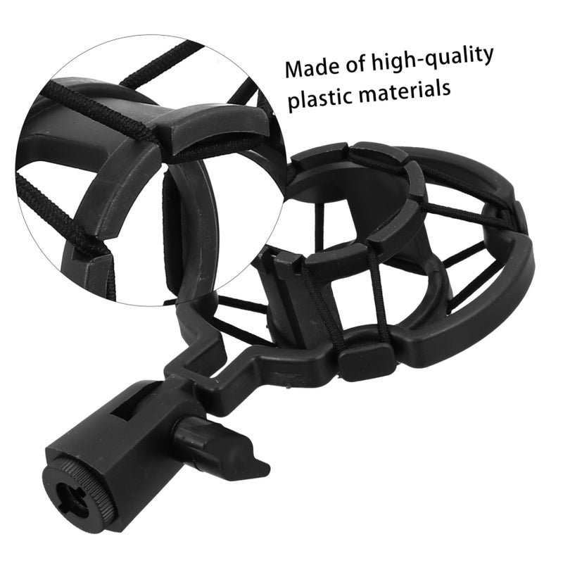 2Pcs Shockproof Microphone Mount Vibration Reduction Design - Image 3