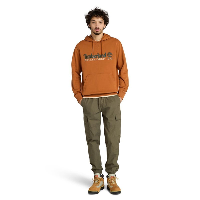 Timberland Established 1973 Embroidered Logo Loopback Hoodie - Image 2