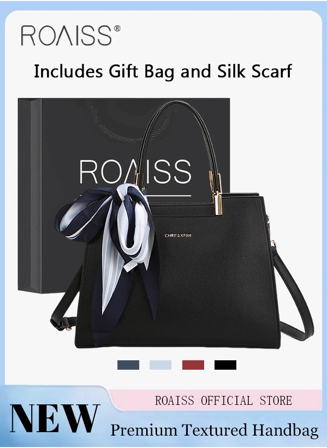 Exquisite Elegant Handbags for Women Large Capacity Premium Ladies Shoulder Crossbody Bags with Silk Scarf and Gift Bag Perfect Gifts for Mother Wife Bridal Suitable for Ramadan Wedding or Casual Time - pzsku/Z0E864C48E2A142CCA631Z/45/_/1714276319/b677ebc9-8f10-478d-af52-08437225c44c