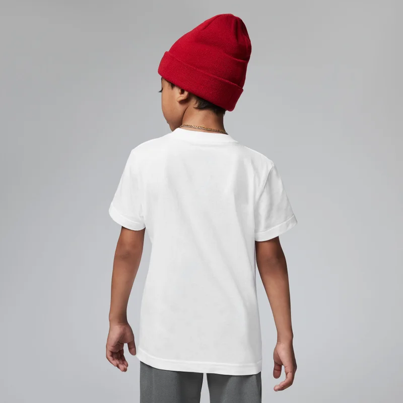 Jordan White Kids' Practice Flight T-Shirt (Younger Kids)  | Best Price UAE