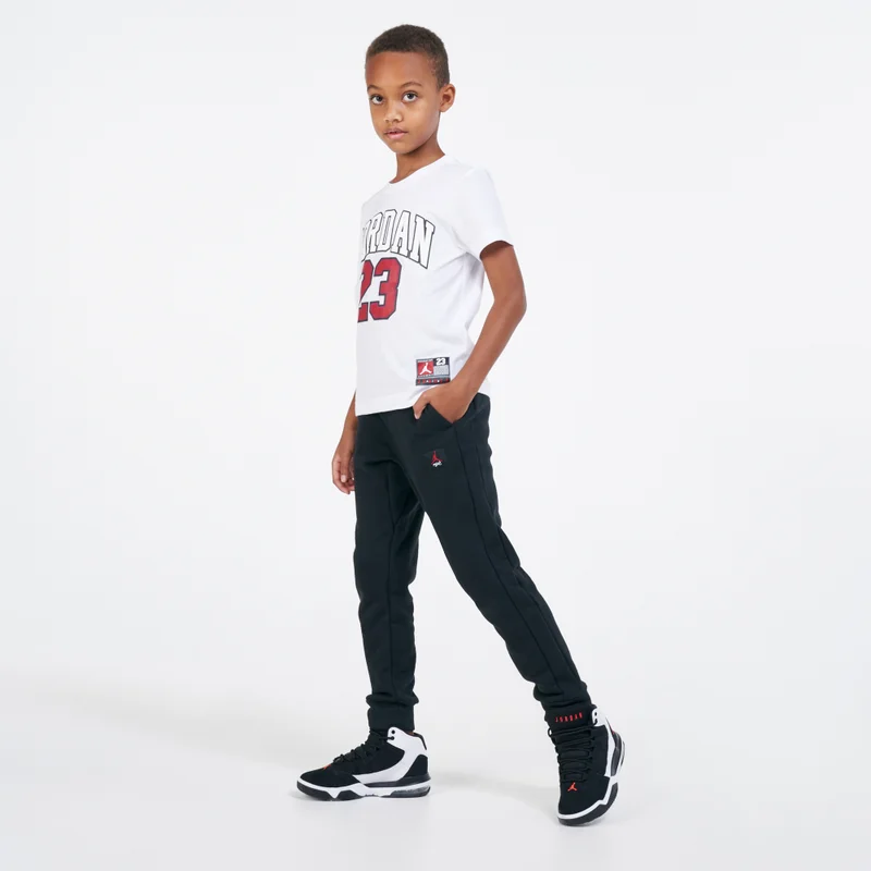 Jordan White Kids' Practice Flight T-Shirt (Younger Kids)  | Best Price UAE