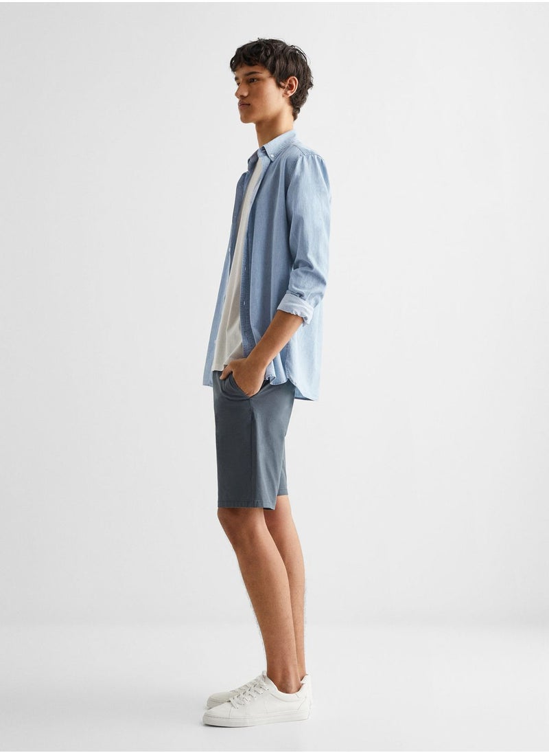 MANGO - Kids Essential Shorts - Image 1
