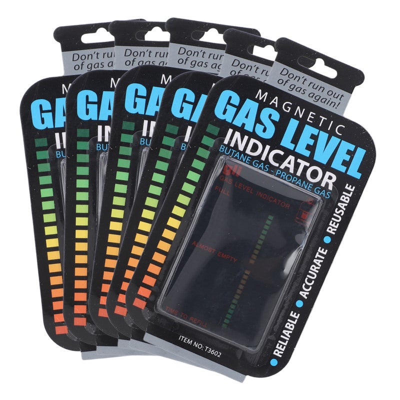 5pcs Gas Level Indicator Portable Magnetic Propane Fuel Level Indicators for Travel Camping - Image 1
