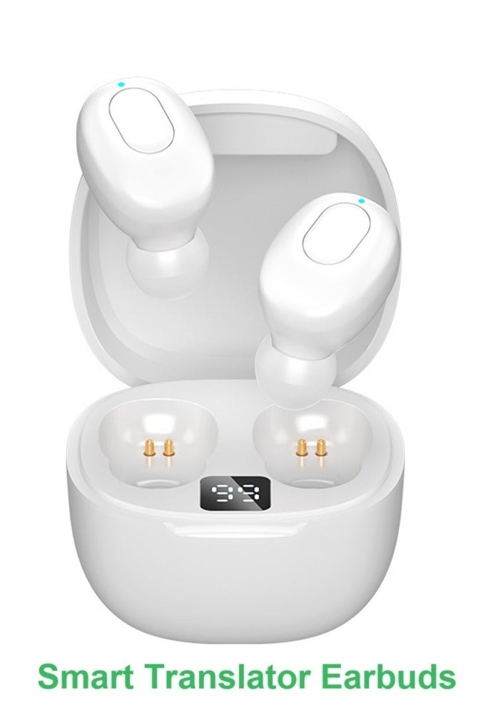 general Smart Translator Earbuds B21 Pro Intelligent Voice Translation Earphones Bluetooth Headphones Wireless Headset Binaural Simultaneous Translation High Accuracy & Fast Translation in 144 Languages Up to 98% Accuracy Simultaneous Interpretation Premium Sound Quality ENC Active Noise Reduction Bluetooth 5.0 Long-lasting Battery - Image 1