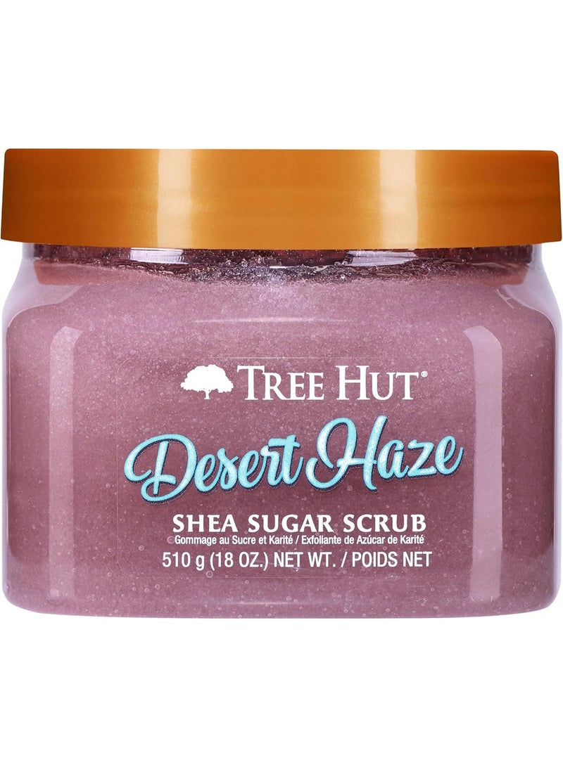 Tree Hut Desert Haze Shea Sugar Scrub - 18 oz (510 g) Exfoliating Body Scrub - Image 1