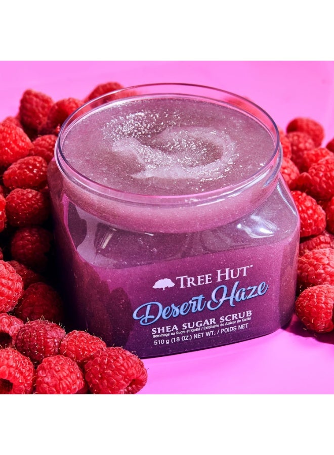 Tree Hut Desert Haze Shea Sugar Scrub - 18 oz (510 g) Exfoliating Body Scrub - Image 2
