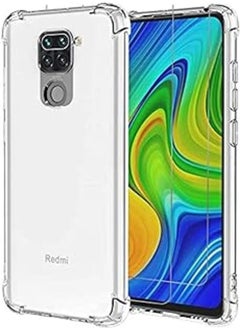 For xiaomi redmi note 9 king kong transparent cover tpu frame case - clear