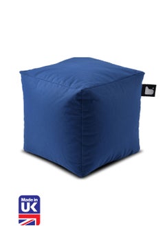 Extreme Lounging Extreme Lounging® - Original B-Box Pouf - Made in UK - Premium Quality Double Stitched Ottoman - UV Protected & Waterproof Stool, Ideal for Indoor & Outdoor Use - 40x40x40cm - Royal Blue  - Image 1