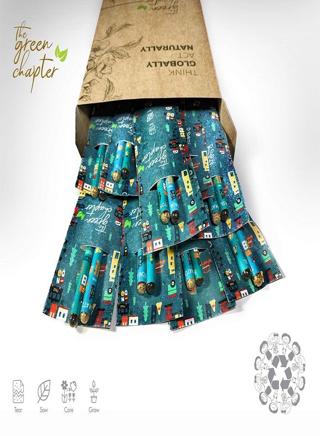 THE GREEN CHAPTER - Seed Pencils Plantable Paper Ecofriendly Gift Set for Boys Girls (Pack of 20) (London Street Theme) - Image 5