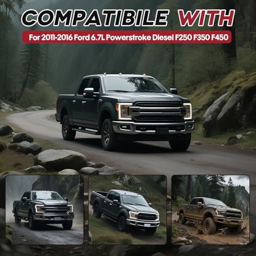 Autoptzxd Max Flow Hot & Cold Side Intercooler Pipe Boot Kit for 2011-2016 Ford 6.7L Powerstroke Diesel Compatible with F-250 F-350 F-450 Super Duty - Image 2