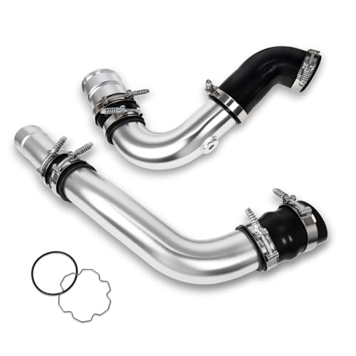 Autoptzxd Max Flow Hot & Cold Side Intercooler Pipe Boot Kit for 2011-2016 Ford 6.7L Powerstroke Diesel Compatible with F-250 F-350 F-450 Super Duty - Image 1