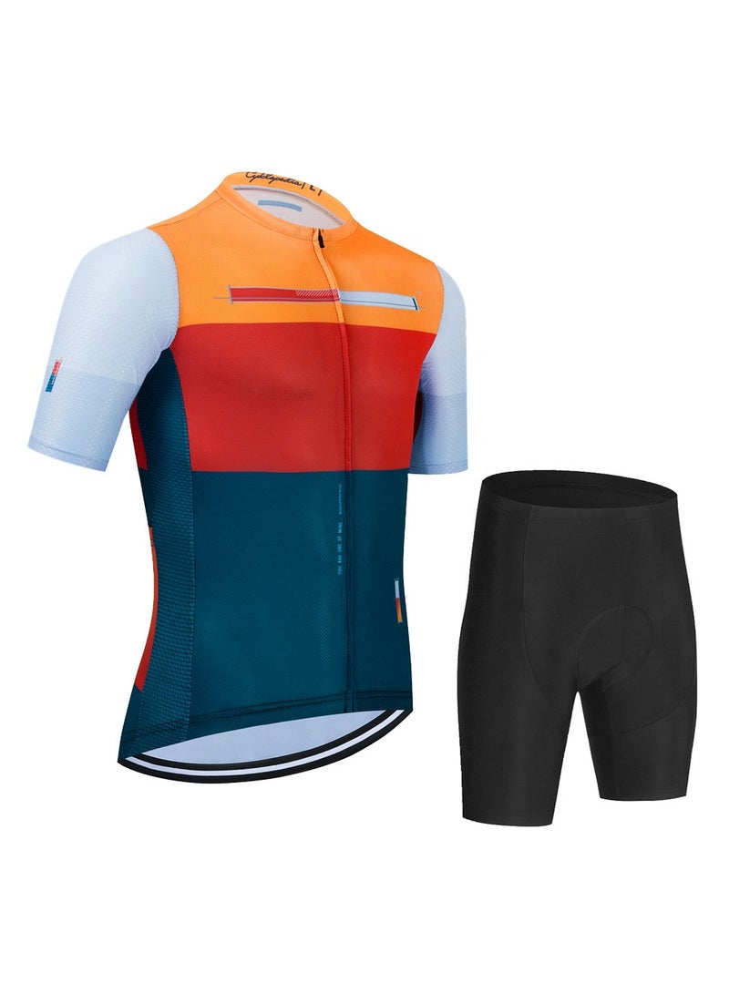 KUYING Summer Short Sleeved Cycling Suit Set  - Image 1