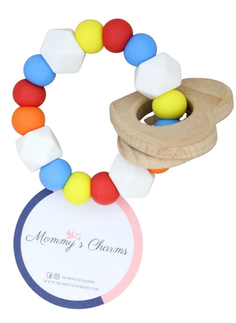 Mommy's Charms Silicone Ring Rattle  - Image 4