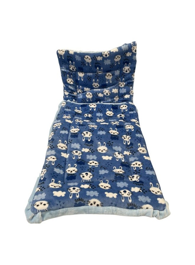 PINKS & BLUES Full Sleeping 5 Piece Baby Bedding Set with 2 Puppy Shape Side Pillows (0-42MONTHS) (Printed Sky) - Image 3