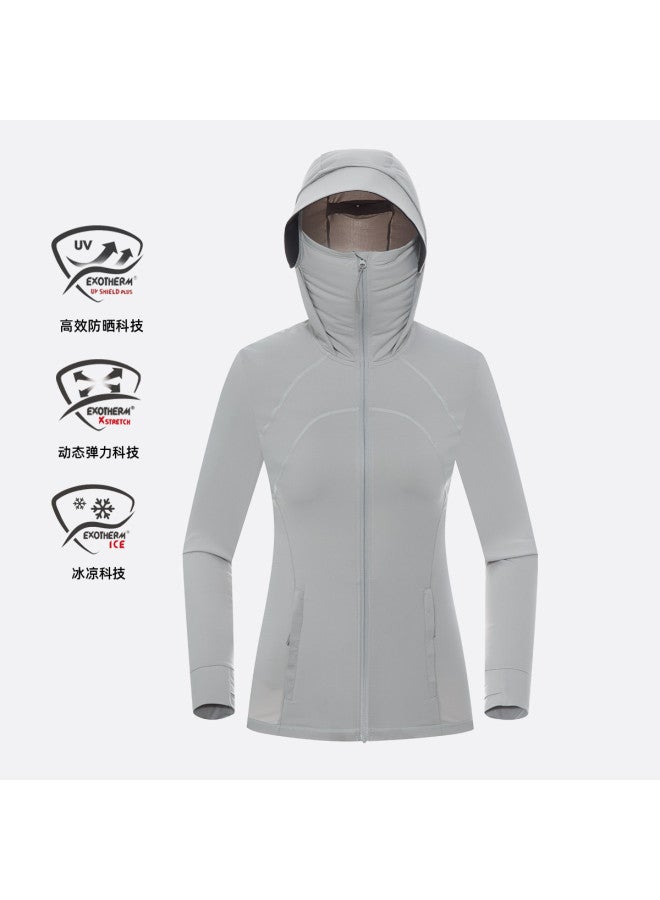 NorthLand Women's Sun Protection Jacket Summer Uv Ray Blocking Fashionable Sunshade Top Skin Cover Outerwear Open Front Cardigan Stretch Cool Feeling - Image 2