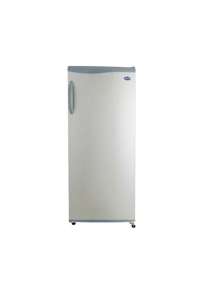 Ideal super jumbo freestanding refrigerator defrost 1 door 11 ft- silver