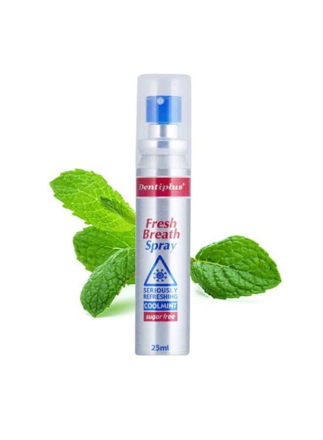 Dentiplus Cool Mint Fresh Breath Freshener Spray - Image 2