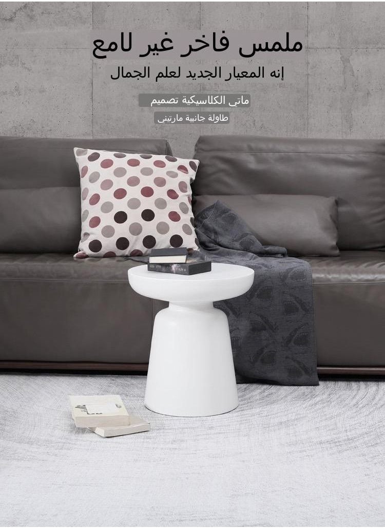 C&C Home - غرفة المعيشة الحديثة الإبداعية طاولة ركن القهوة أريكة طاولة مستديرة جانبية - Image 1