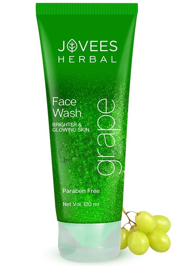 Jovees Herbal Grape Face Wash With Grape Seed Orange Peel Extracts 120 ML - Image 1