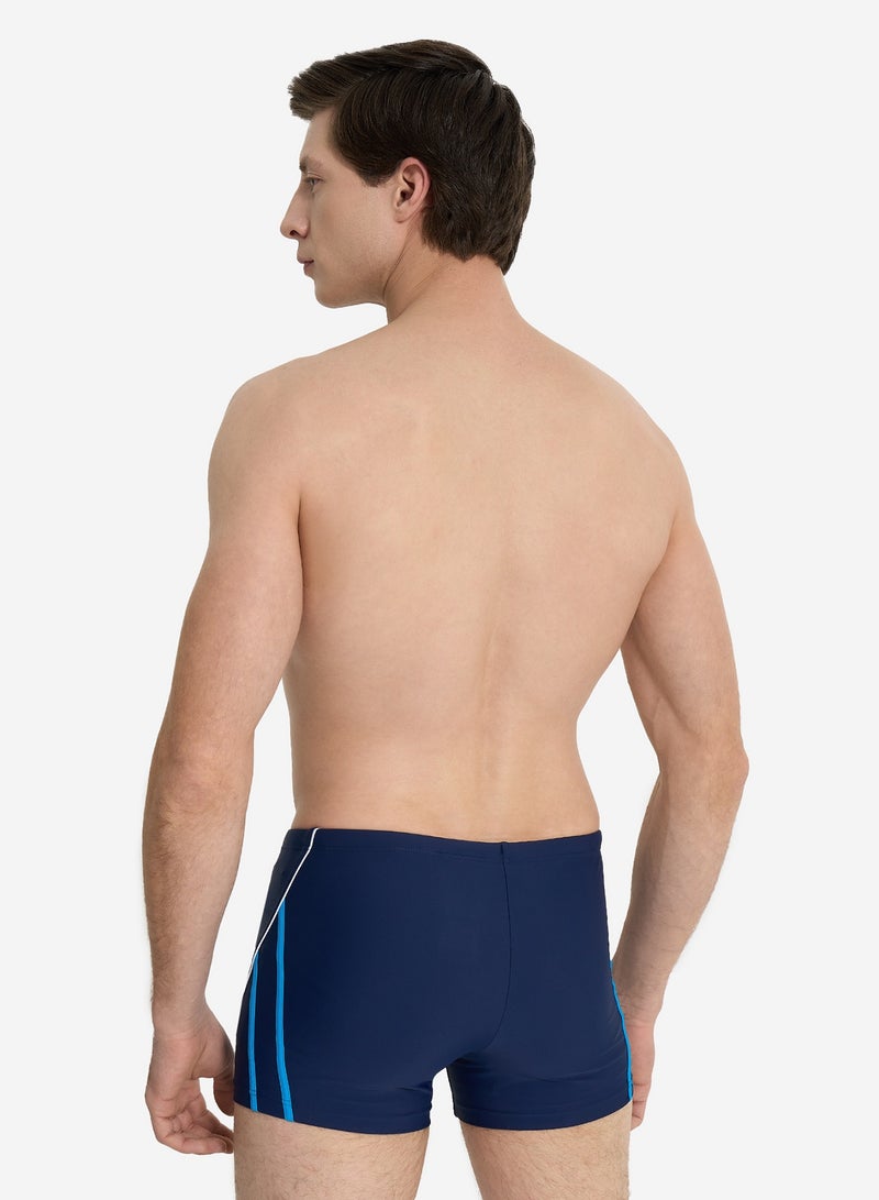 Joss Men's Swim Shorts, Blue, 80% Nylon, 20% Elastane, Creora Highclo Technology, Adjustable Waist, Ideal for Swimming & Training - Image 4