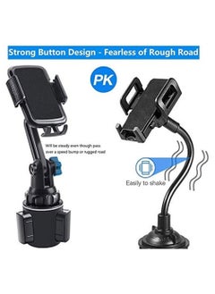 VKL Universal Car Cup Holder Cellphone Mount Stand for Mobile Cell Phones Adjustable Phone Huawei/iPhone/Samsung  - Image 4