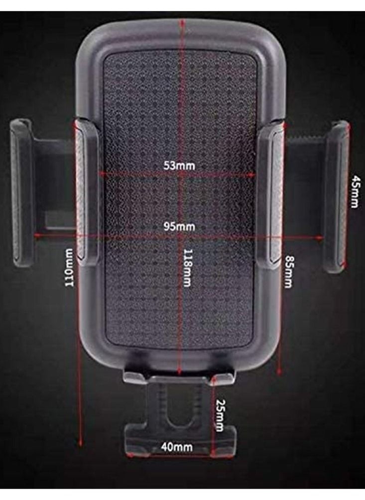 VKL حامل كأس السيارة العالمي للهاتف المحمول حامل للهواتف المحمولة قابل للتعديل للهاتف Huawei/iPhone/Samsung  - Image 2